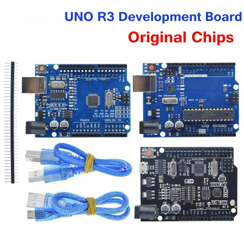 UNO R3 Development Board ATMEGA328P CH340 / ATEGA16U2 Compatible For Arduino with Cable R3/R4 UNO Proto Shield Expansion Board