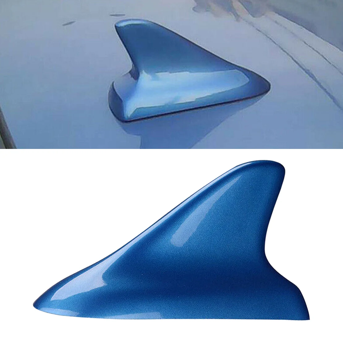 

Car Roof Shark Fin Antenna Aerial Cover Trim Fit for KIA Forte K3 2018 2017 2016 2015 2014 Blue Painted