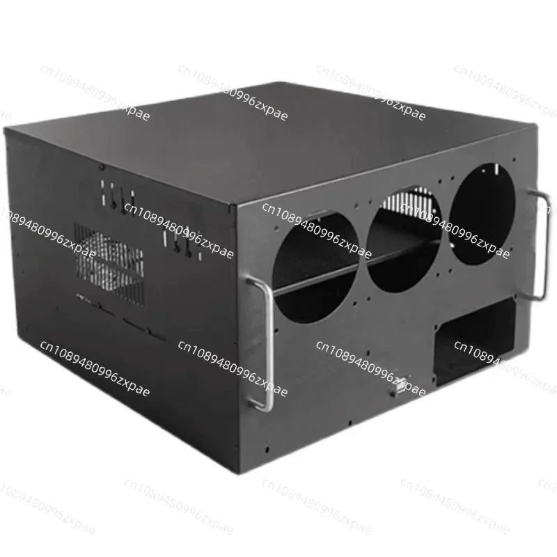6 8 card chassis 6u server multi graphics dual power standard ATX main board platform