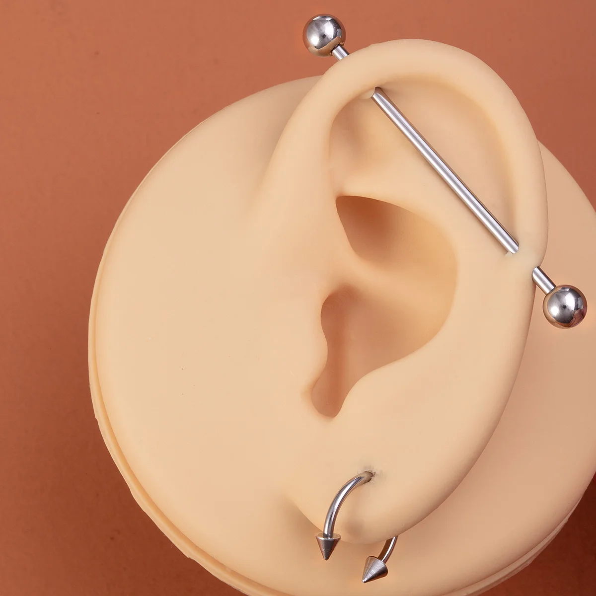 Steriles Piercing-Werkzeug-Set mit Piercing-Nadeln, Klemmzange, Zunge, Bauch, Nasenring, Lippe, Ohrpiercing, Pistole, Körperschmuck-Set – Detail 11