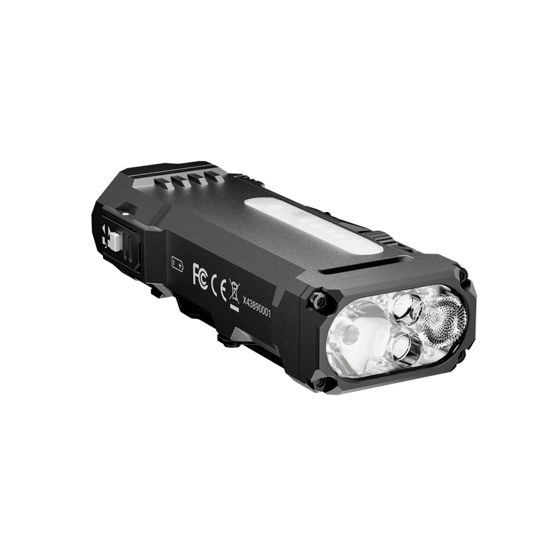 New WUBEN X4 EDC Portable Flashlight 1500Lumens Rechargeable Waterproof Torch Multi Functional RGB Light With 3400mAh Battery