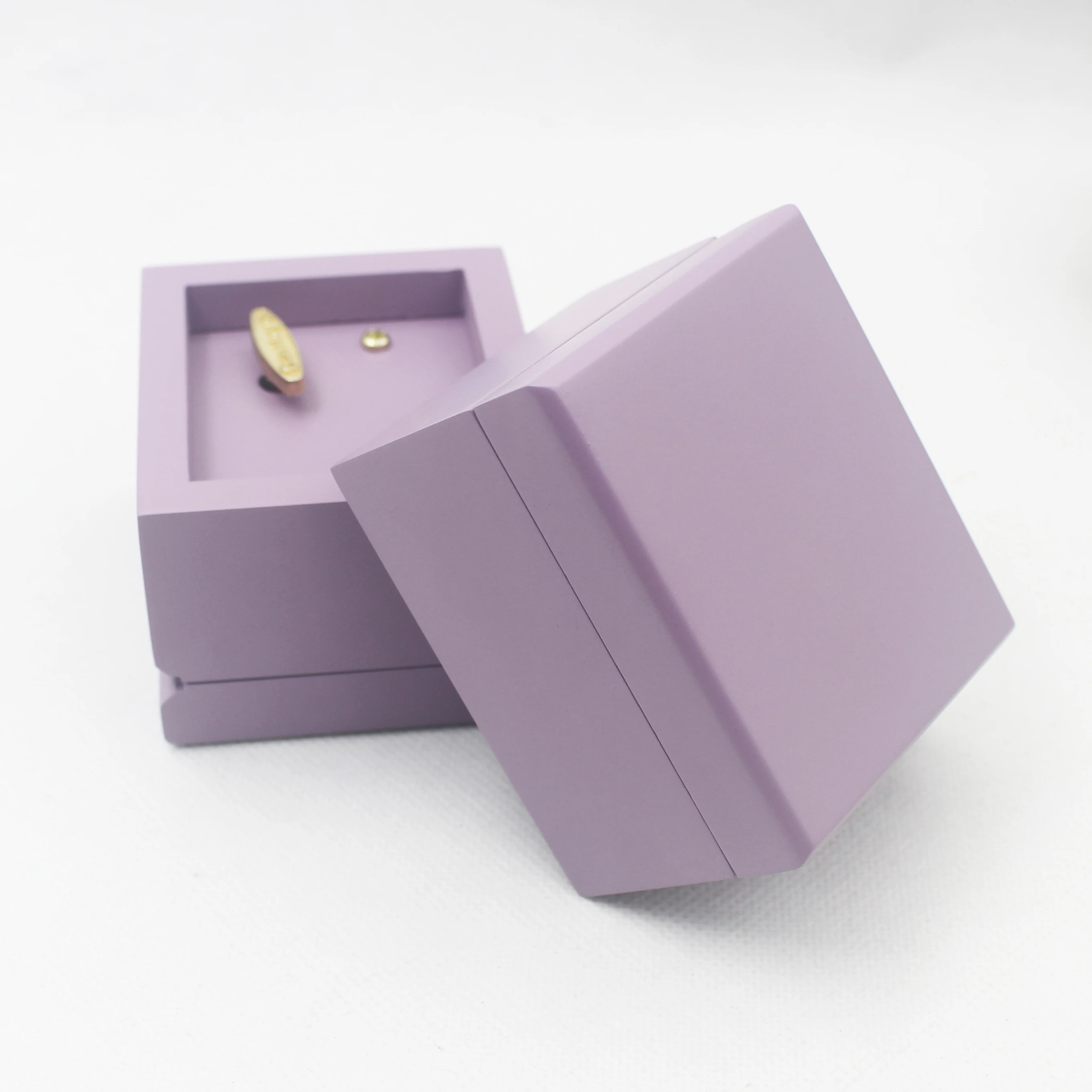 Rosiking Wooden Purple Music Box howls moving With Mirror For Friends Children Girls Birthday Gifts