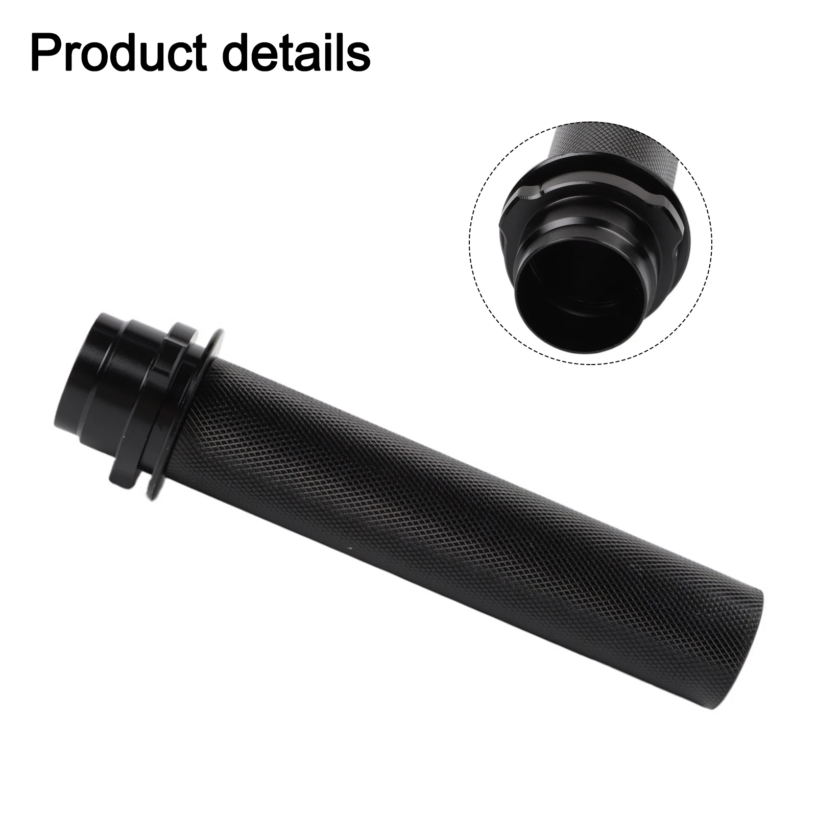 14*2.5cm CNC Aluminum Grip Motorcycle Accessories Durability Long-Distance Riding Comfort Lightweight Performance