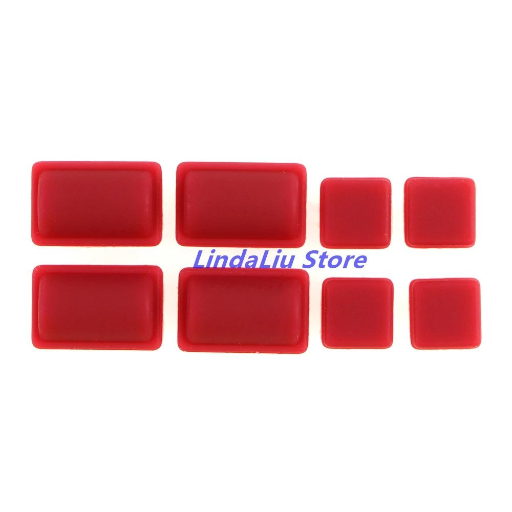 1 세트 교체 하우징 미끄럼 방지 피트 패드 Wii 고무 피트 커버 고무 패드 용 하단 커버