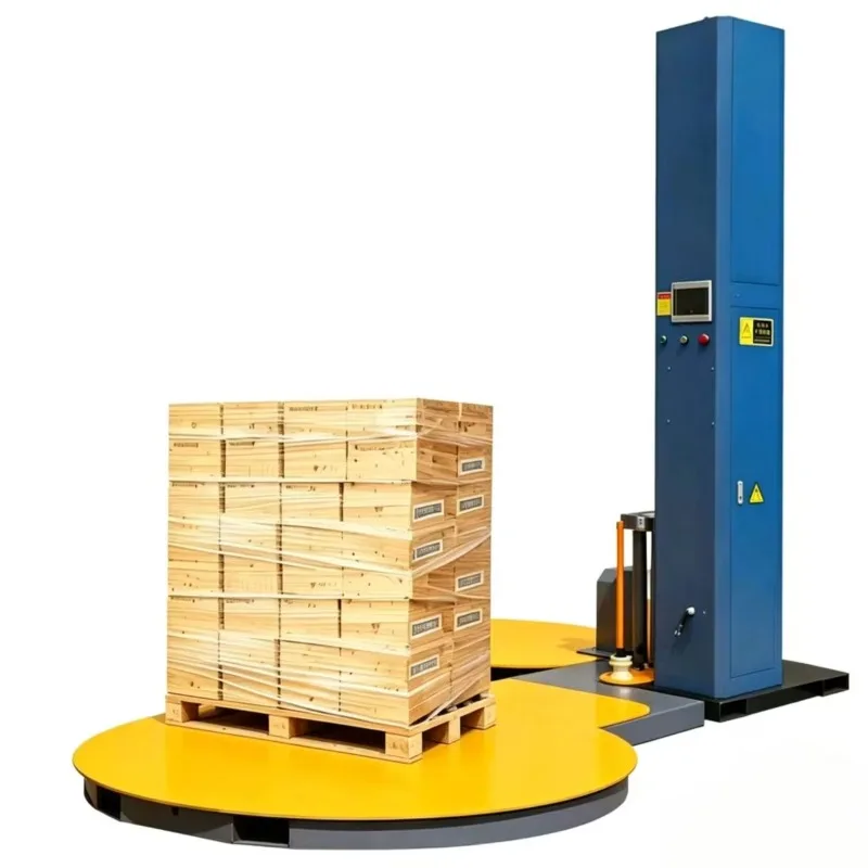 Advanced Plastic wrapping film packaging machine Automatic Pallet Wrapping Machine Freight Protection Pallet Wrapping Machine