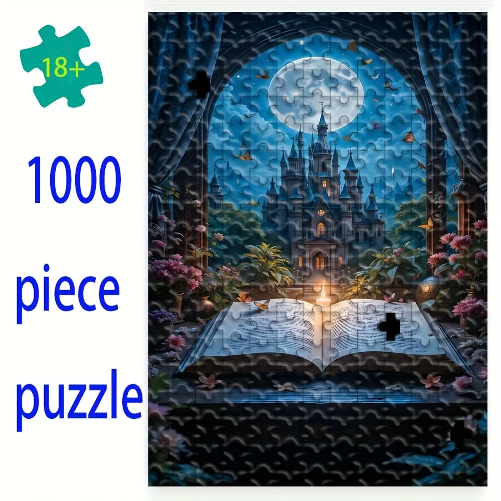 ปริศนาสำหรับผู้ใหญ่ 500/1000 ชิ้น |   เกมครอบครัวที่สนุกสนานและคลายเครียดคุณภาพสูง เหมาะสำหรับวันเกิด คริสต์มาส ฮาโลวีน และเป็นของขวัญ