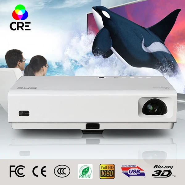 Digitale Projector Voor Home Office School 50-250Inch Scherm Android 4.4 Systeem Draadloze Wifi Dlp 3LED Projector