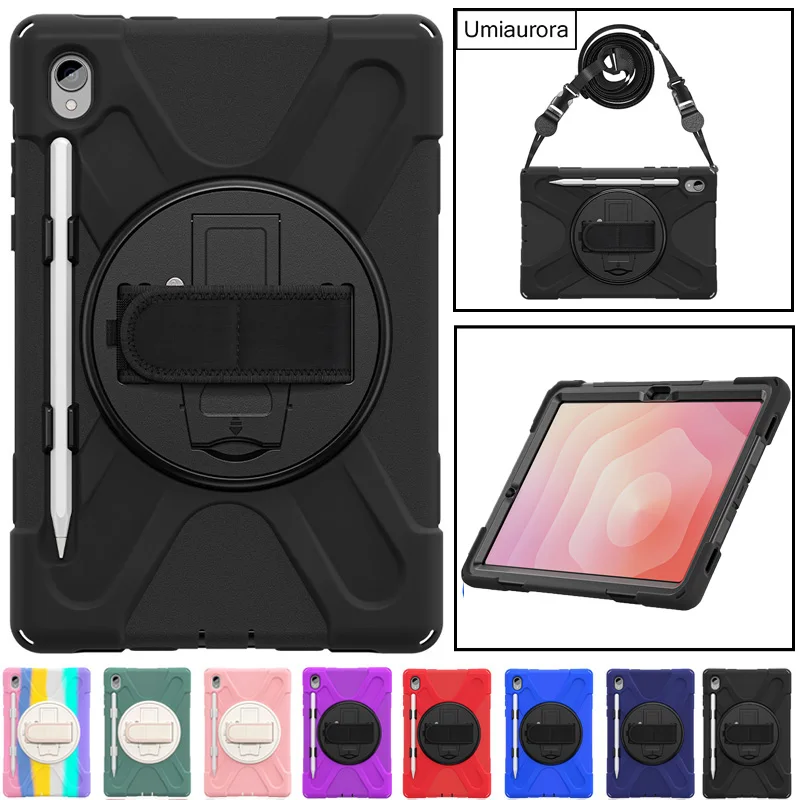 

Для Samsung Tab S11 11 "SM-X730 X736B S11 Ultra 14,6-дюймовый SM-X930 X936, противоударный прочный чехол для планшета, ремешок для рук, подставка для ПК Funda