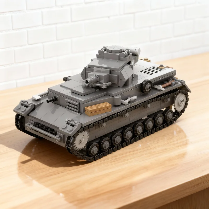 

600 деталей MOC Panzer IV Ausf F: Конструктор для самостоятельной сборки, креативный подарок, коллекционный предмет, декор для дома и офиса, премиум-класс, для взрослых и детей