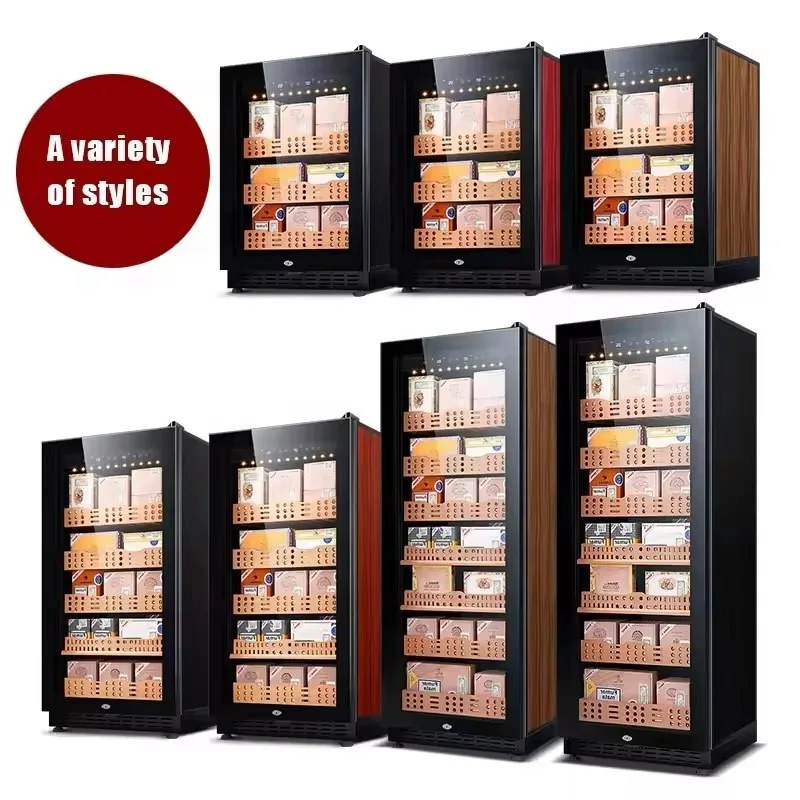 Airo LVNi Constant Temperature Air Cooling Wine & Cigar Cooler Humidor with Automatic Defrost 7 Shelves 1 Year Warranty