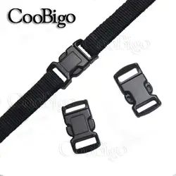 10pcs 11mm Plastic Side Release Buckle Curved Paracord Bracelet Clips for Dog Collar Strap Backpack Bag Webbing Accessories