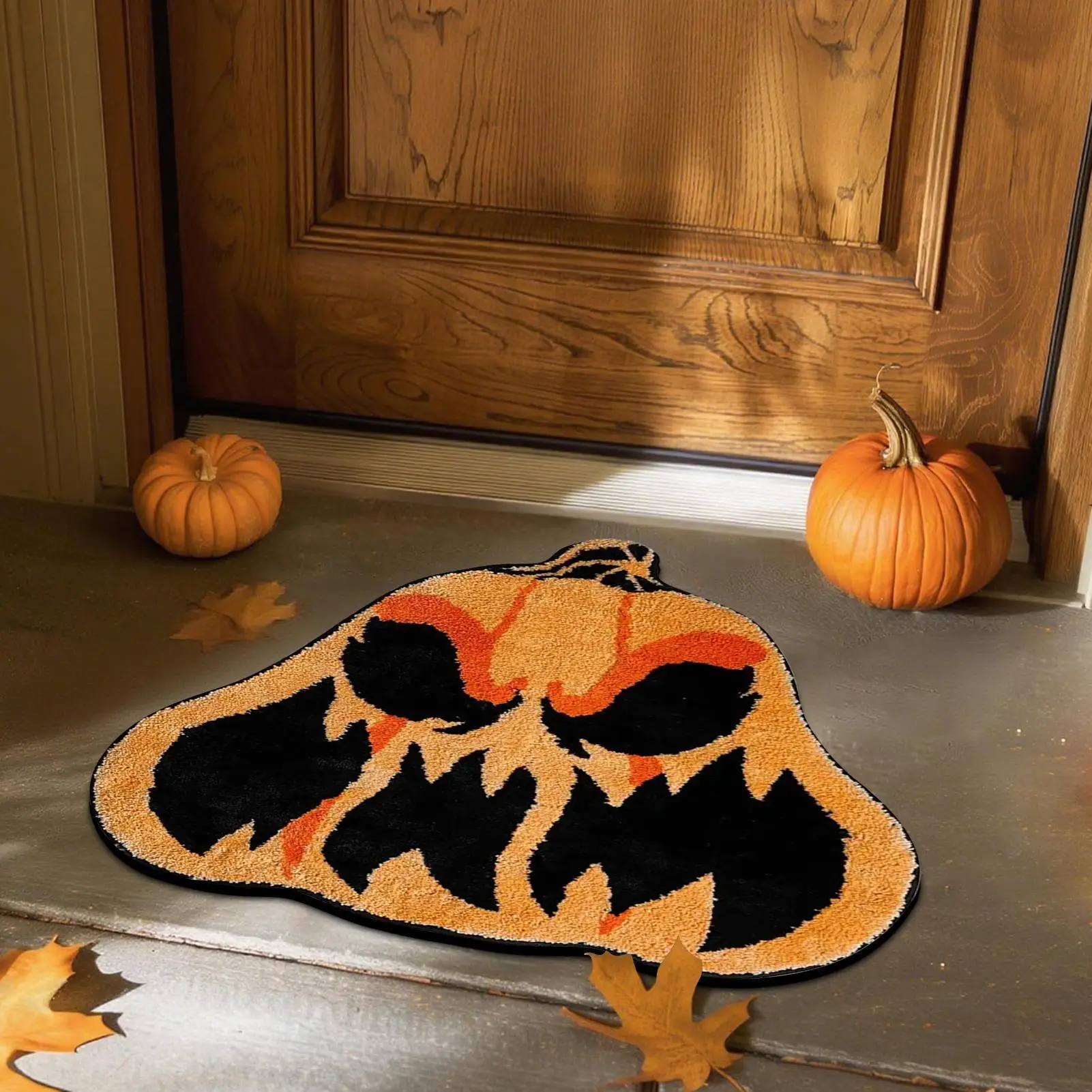 

Коврик для ванной комнаты на Хэллоуин, коврики для ванной комнаты, мягкий супервпитывающий коврик 35x23 дюймов для защиты пожилых людей, стабильность, домашняя безопасность