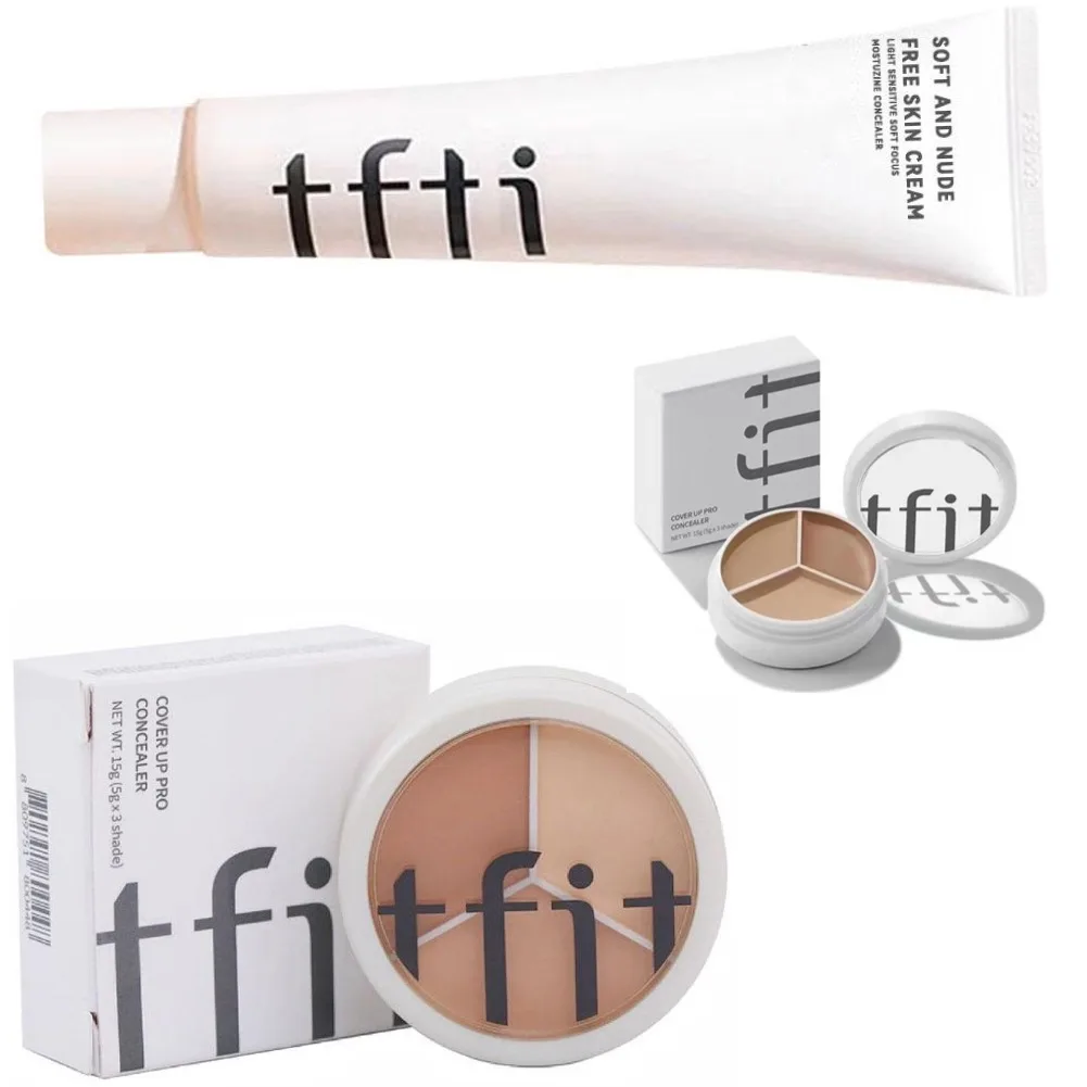 TFIT Full Cover Face Liquid Concealer Waterproof Brightening Original Concealer Long Lasting Waterproof Refreshing Face Makeup