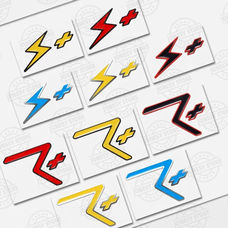 Auto Metal For R+ S+ Lightning Logo Eletre EMEYA Pure Electric HYPER SUV 3D Badge Lettering Decals Trunk Sticker Car Styling