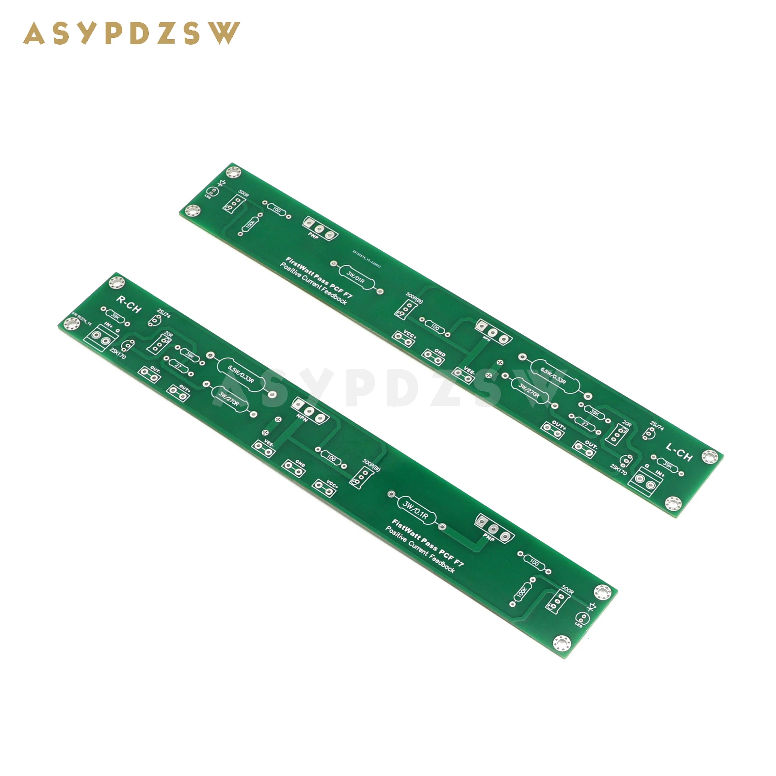 AMPLIFICADOR DE POTENCIA ESTÉREO FirstWatt PASS PCF F7, corriente positiva, Clase A, PCB desnudo, 20W + 20W, 1 par