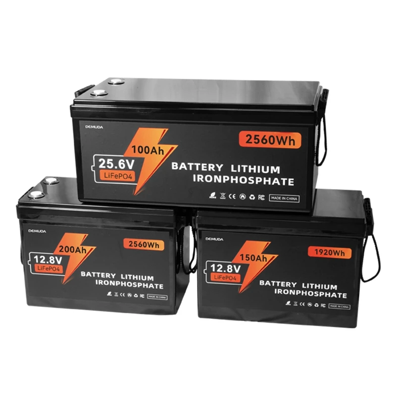 

Rechargeable Lithium Ion Battery 24v 12v 200ah 300ah 100ah Lifepo4 Battery Packs For RV Yacht EV Boat Energy Storage Battery