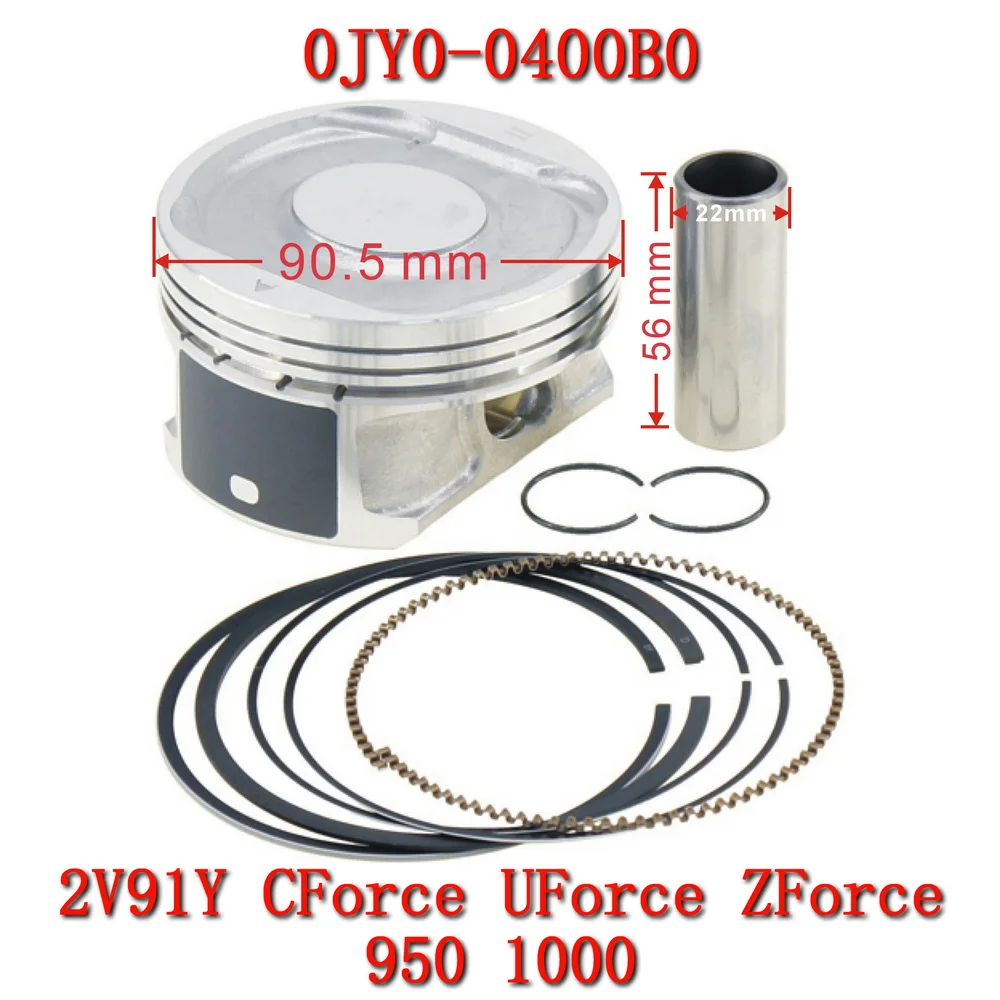 Piston Assy CF 0JY0-0400B0 For CFMoto ATV SSV UTV Accessories CForce UForce ZForce 950 1000 Trail Sport 0800-040002 0800-0400A0