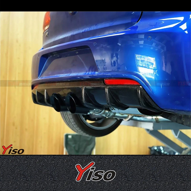 Suitable for GOLF 6 GTI R20 R Modified encirclement Rear spoiler Aerodynamic kit GOLF 6 GTI R20 R Carbon fiber Reife Rear Lip