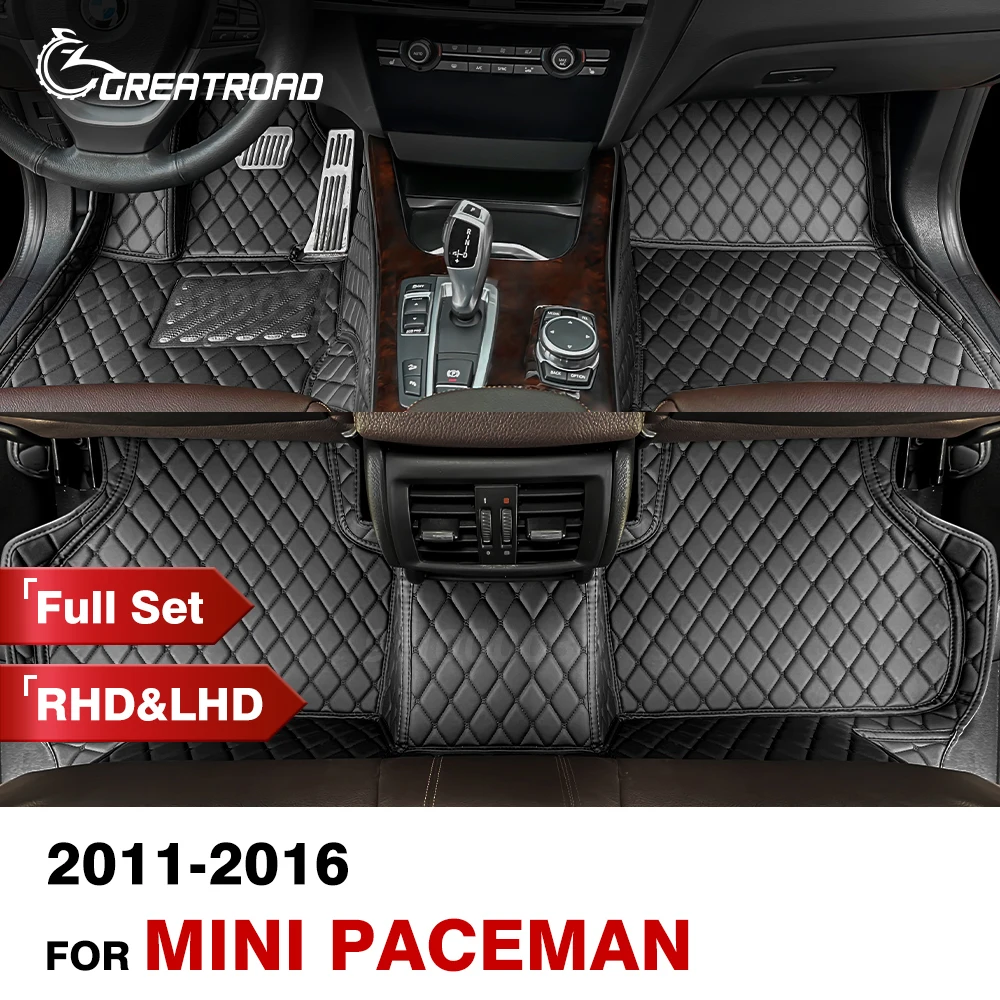 

Car floor mats for MINI PACEMAN 2011 2012 2013 2014 2015 2016 Custom auto foot Pads carpet cover Interior Accessories