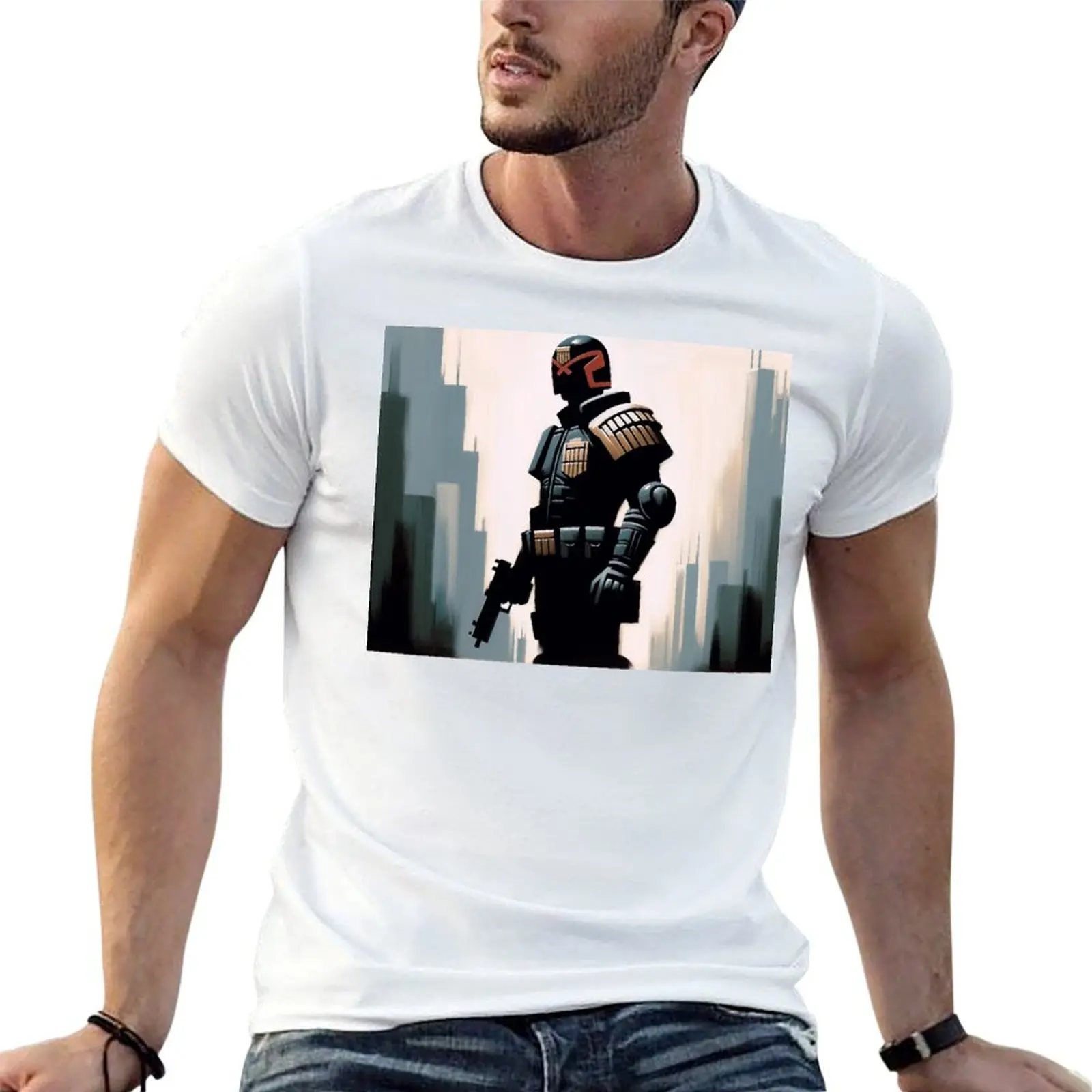 

Dreaded Judge Dredd - I Am the Law vol.8 T-Shirt man t shirt luxury t shirts for man graphic funny T-Shirt