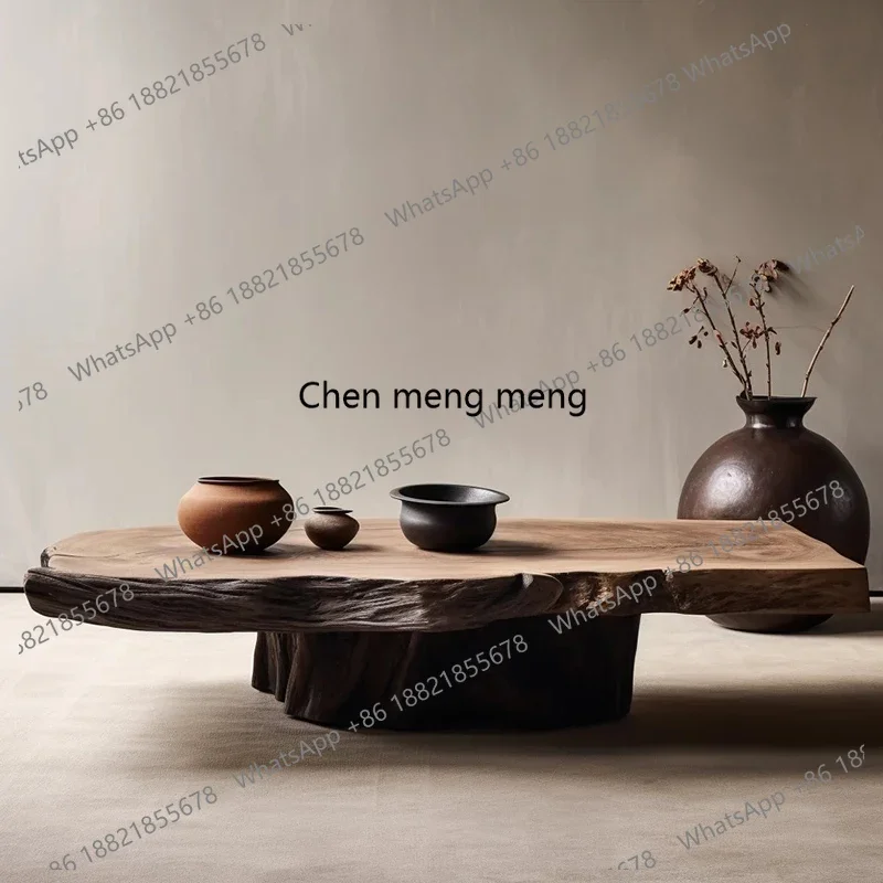 AB03Aesthetic Wood Coffee Table Antique Designer Modern Living Room Decoration Coffee Table Unique Service Meubles Home Furnitur
