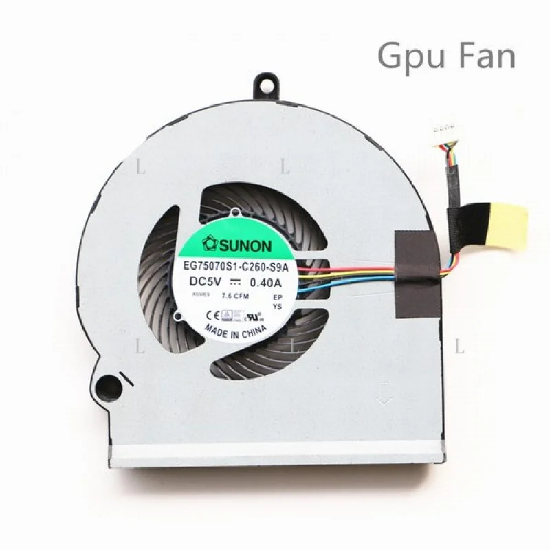 L   For Dell Alienware 15 R3 R4 CPU GPU Fan EG75070S1-C260-S9A  EG75070S1-C270-S9A