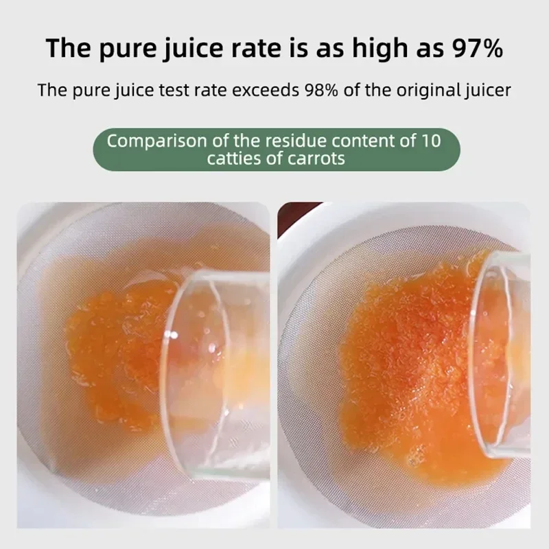 Mesin jus ดั้งเดิม mesin jus คั้นน้ำผลไม้ขนาดเล็กอเนกประสงค์ระบบอัตโนมัติใช้ในครัวเรือนขนาดเล็กทำงานช้า