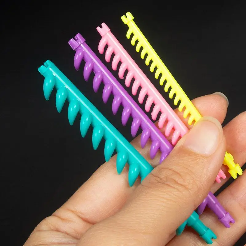 20/30 Stück Haarstyling-Werkzeuge Haarwurzel-Lockenstäbe mit Clips für Pony-Volumen und flauschige Wellen, Salon-Lockenwickler-Set – Detail 5