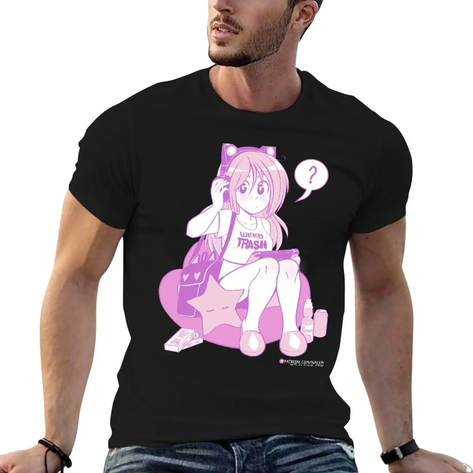 

Weeb Trash 2.0 T-Shirt t shirts for man graphic vintage man t shirt designer t shirt man casual T-shirt