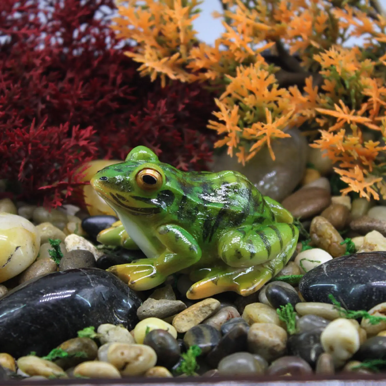 

5xGarden Yard Toad Frog Big Eyes Statue Lawn Ornaments Decor Gift