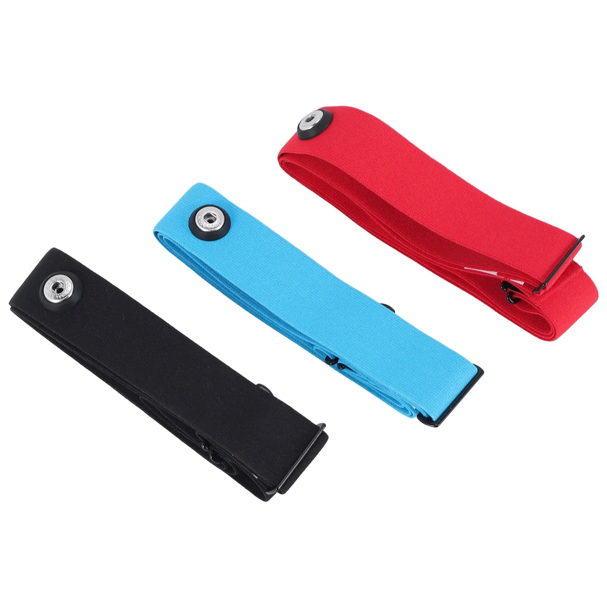 3ชิ้นสำหรับสายรัดหน้าอกอัตราการเต้นของหัวใจ magene สายรัดยืดหยุ่นปรับได้สำหรับกีฬา Polar Wahoo Garmin สายรัดตรวจวัดอัตราการเต้นของหัวใจแบบไร้สาย A