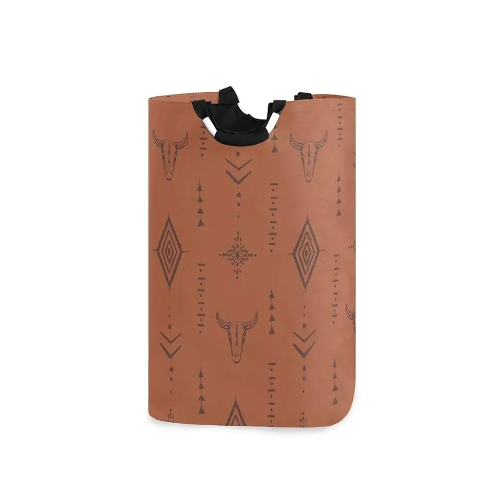 

Большая корзина для белья Western Bull Boho, складная корзина-мешок для хранения белья с ручками для прачечной, спальни
