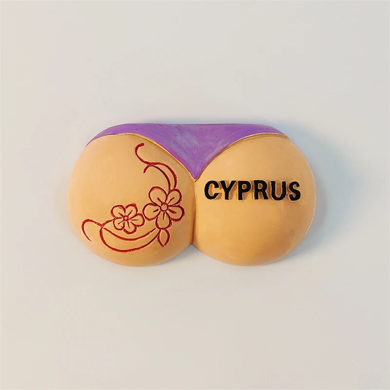 Cyprus，Bikini，3D Stereoscopic，Tourism souvenirs，Resin painting，decoration home，collection，refrigerator magnets