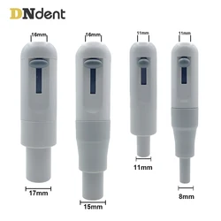 17/15/11/8mm Dental Saliva Swivel Suction Handle with Adjustable Valve Strong Weak Suction Plastic Adapter Accessories