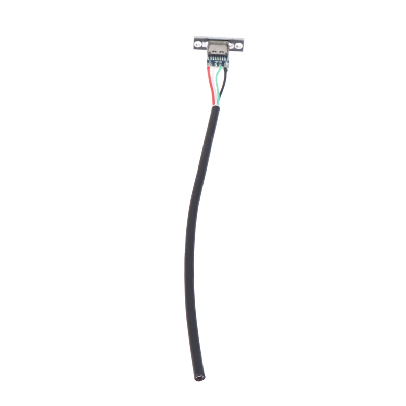 USB Jack 3.1 Type-C 4 P Welding Wire 3A Female DIY Connector Straight For Mobile Phone Charging Port Charging Socket