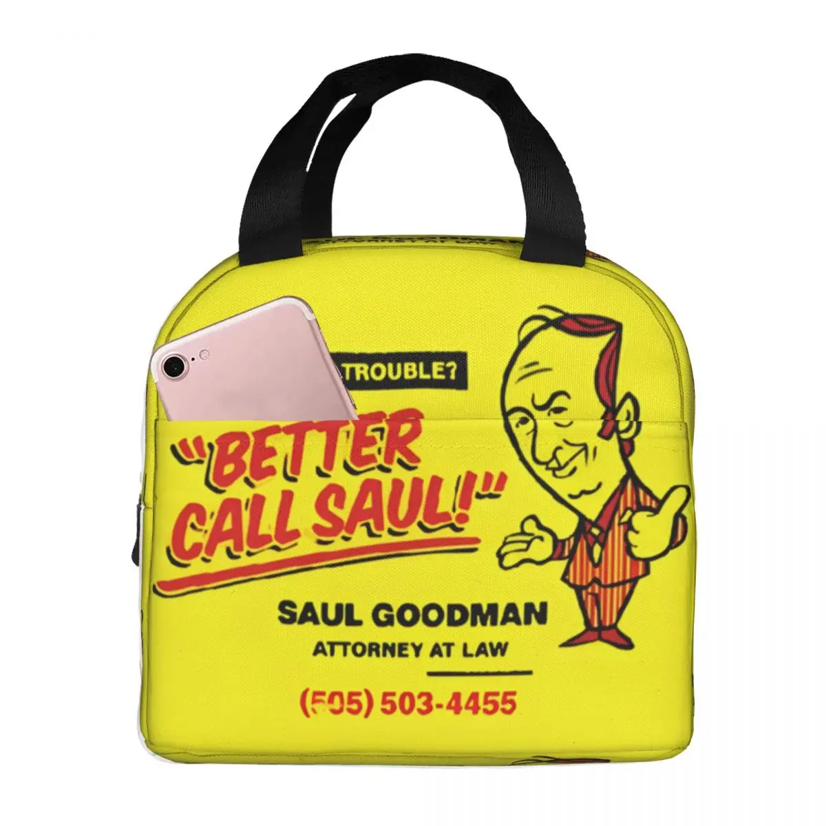 For Lunch Better Breaking Bad Aluminum Foil Insulation Accessories Saul Goodman Outdoor Ice Bag Students Picnic Storage