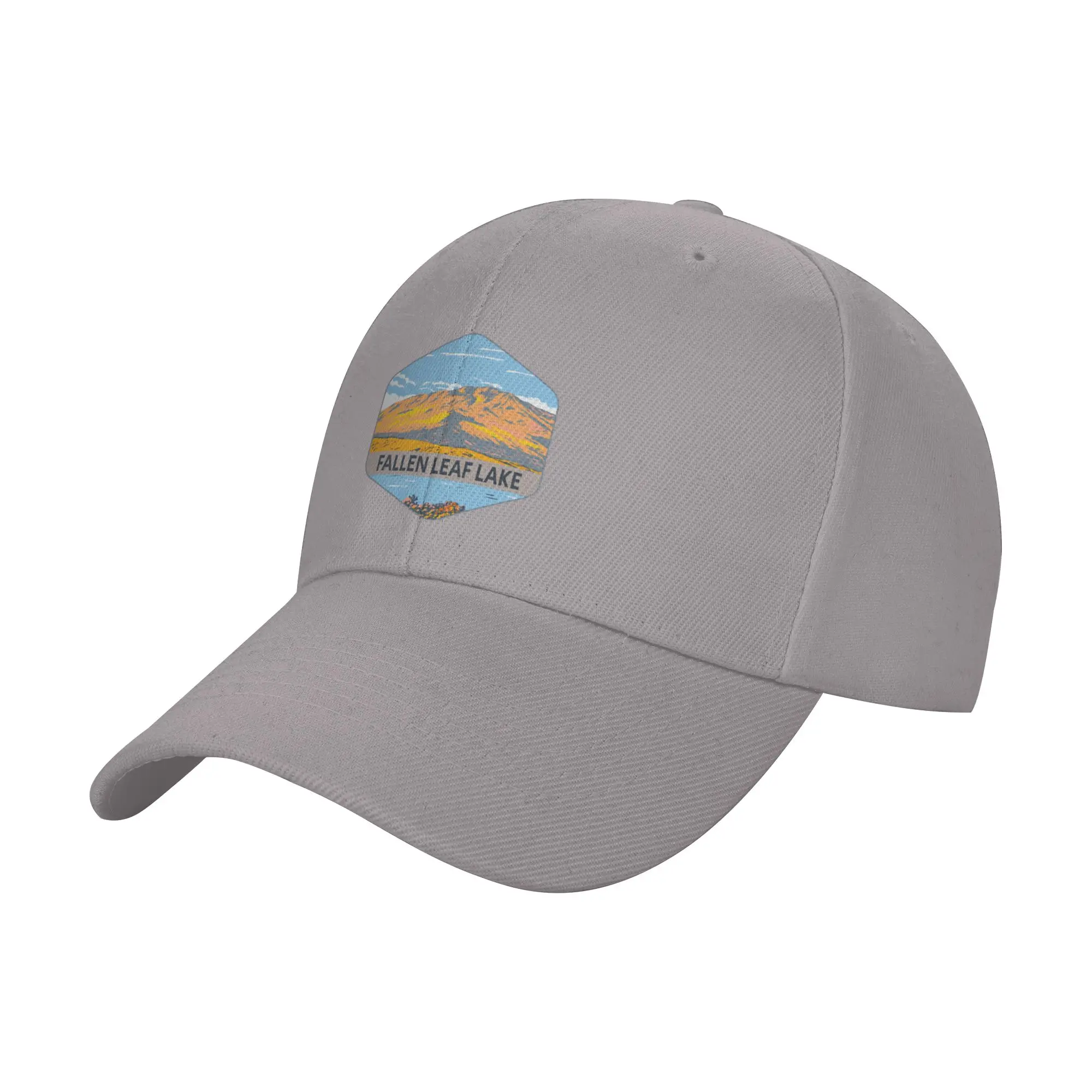 Fallen Leaf Lake California Trendy Baseball Cap Daily Walking Opaque Baseball Cap