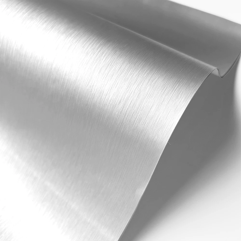 Matt Gebürstete Aluminium-Vinylfolie Silber Autoaufkleber PVC Selbstklebender Schutzaufkleber mit Luftfreisetzung Motorrad-Zubehör – Detail 9