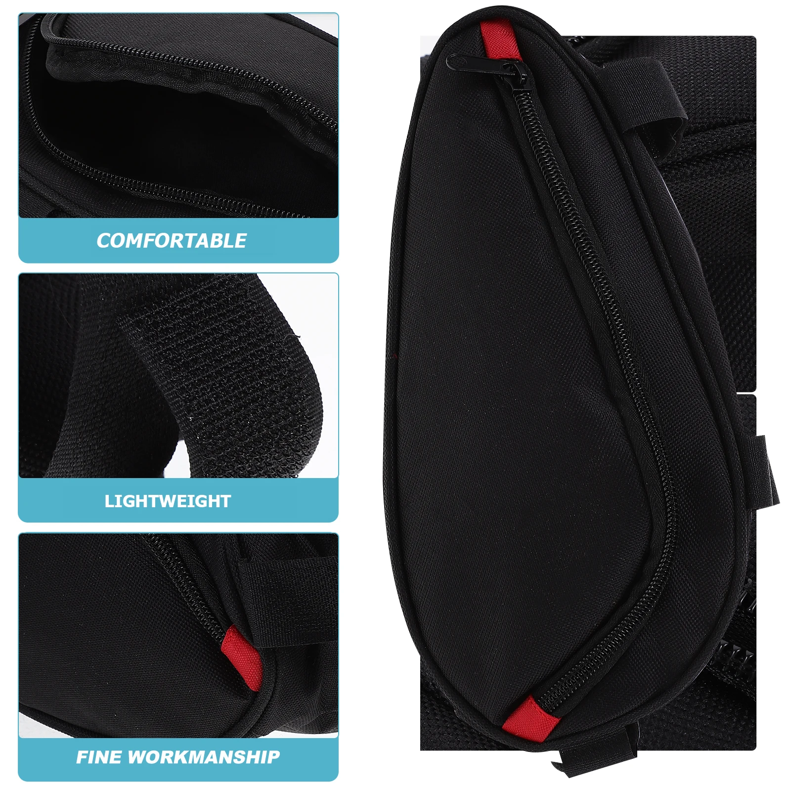 

Waterproof Lightweight Front Tube Bike Bag For Cycling Storage Triangle Frame Bag Large Capacity Rainproof Design Mountain Bike