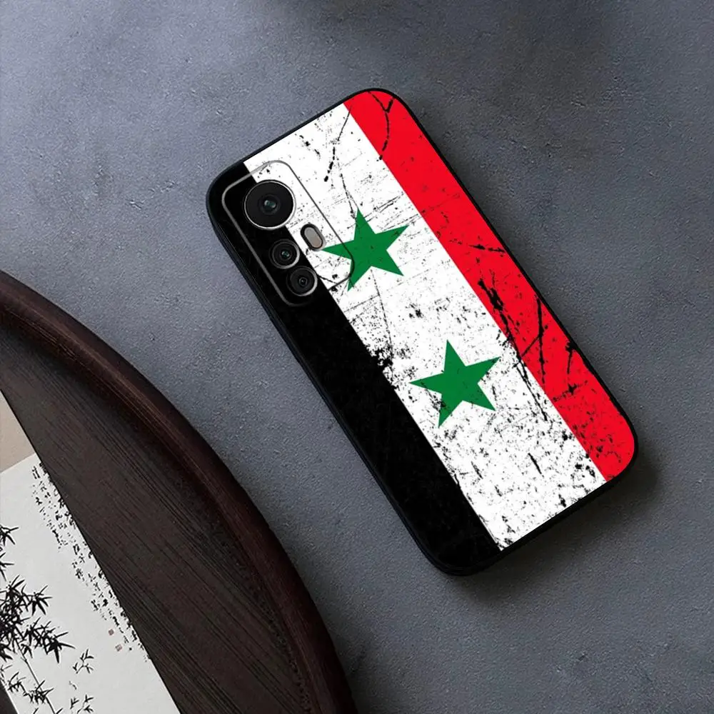 Syria Flag for Xiaomi Redmi Note 13 14 10 12 Pro POCO X5 F4 F5 Pro 12 13 11T Lite Ultra Fundas Cover