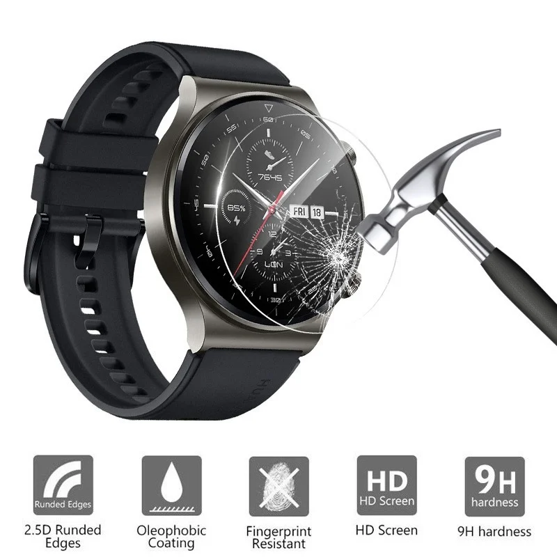 Tempered Glass Screen Protective Film for Huawei Watch GT 3 GT 2 Smartwatch HD Glass Anti Scratch Protector for Huawei GT Series