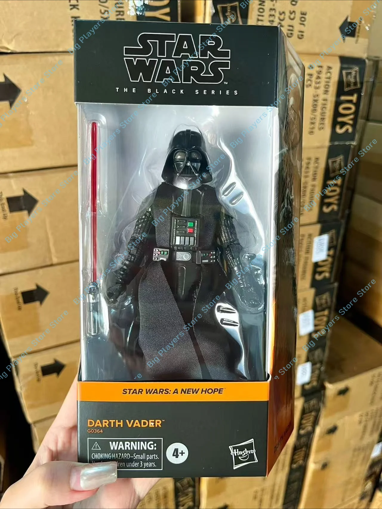 

Hasbro Star Wars Black Warrior Darth Vader New Hope Black Series 6-inch Movable Doll Figure