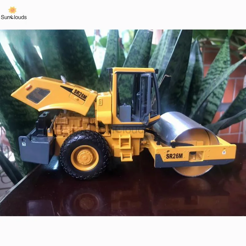 For SHANTUI SR26M Vibratory SD52-5 Roller Bulldozer Loader SD90-5C 1:43 Alloy 1:35 Scale Die Cast Model Toy Car & Collection Gif