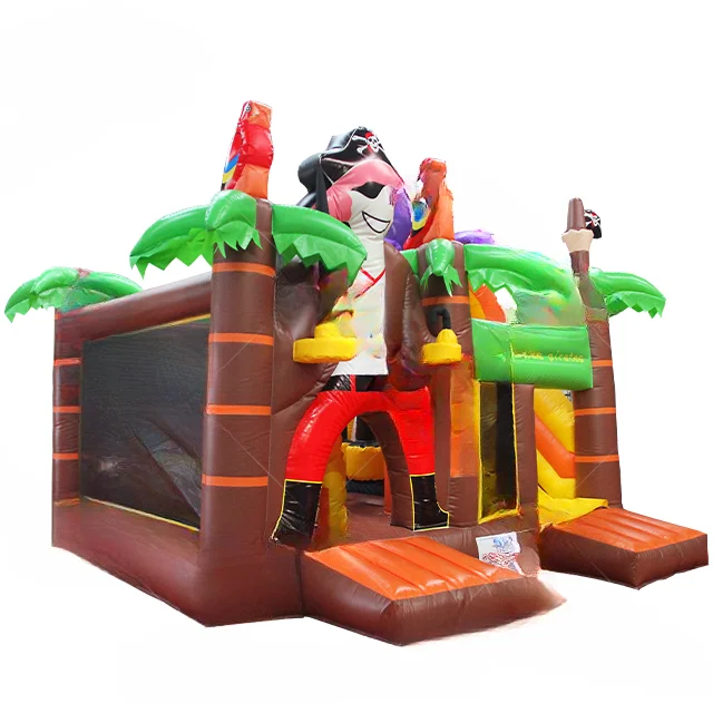 commercial bounce house with slide castle bouncy inflatable pirate ship slide bounce castle