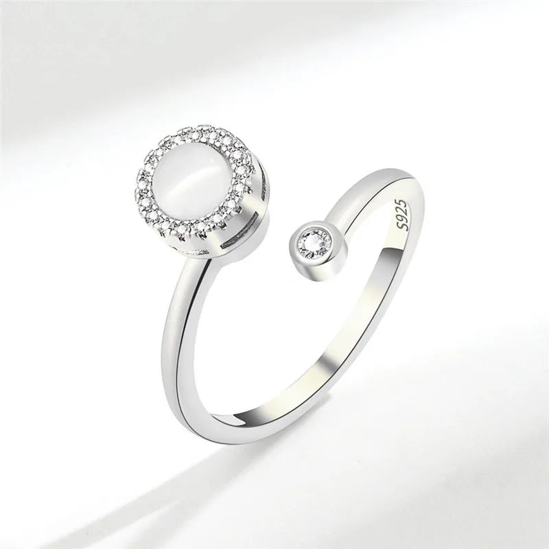 Luxuriöser Schmetterlings-Sonnenblumen-Fidget-Spinner-Ring gegen Angstzustände für Frauen, Kristallblumen-Angst-Fingerringe, Anti-Stress-Hochzeitsschmuck