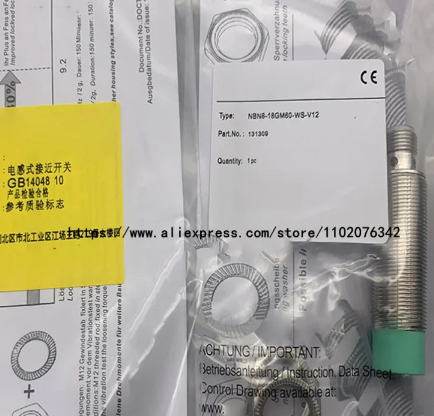 

2 шт. новый бесконтактный переключатель NBN8-18GM60-WO-V12 NBN8-18GM60-WS-V12
