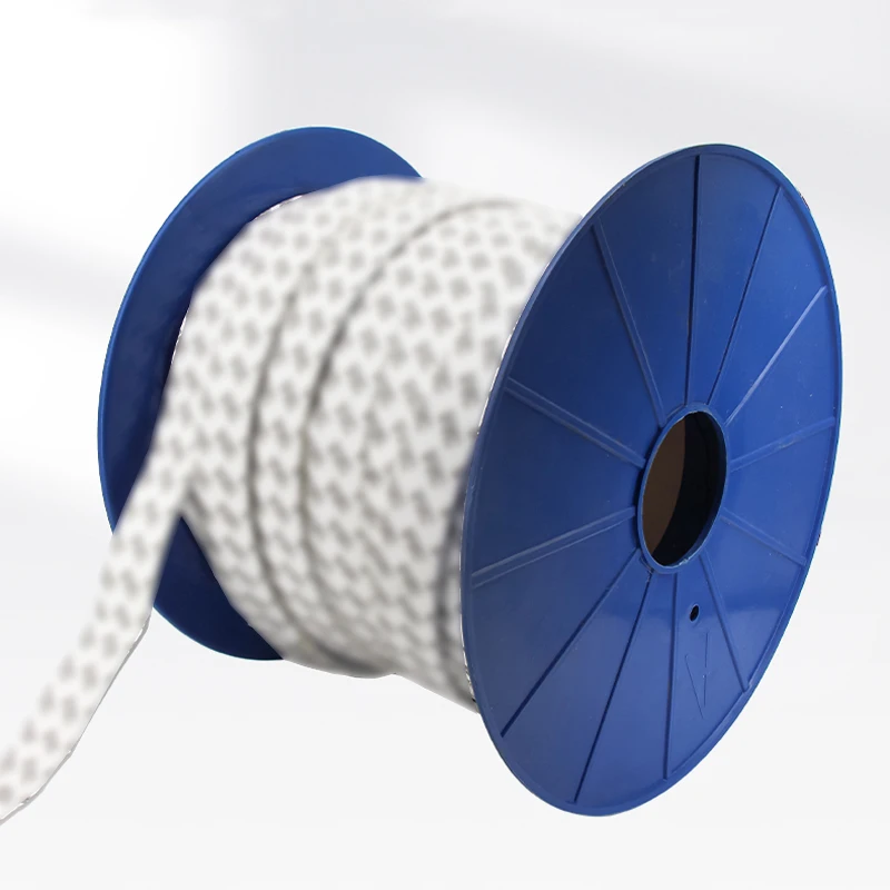 L = 1 Meter Dikte 2-5Mm Zelfklevende Ptfe Schuim Afdichting Strip Polytef Elastische Band Expansie Tape Ptfe Spons Foam Afdichting Strip