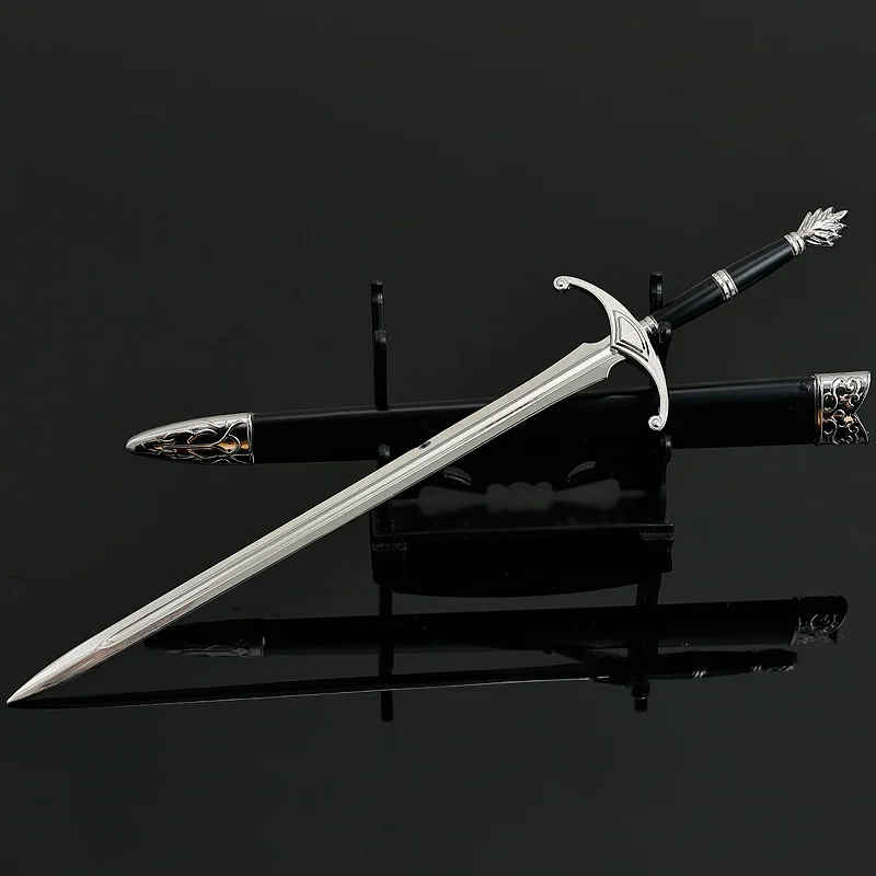 ดาบโลริส ชิ ไนท์ ขนาด 22 ซม. จากเกมดาร์กโซล ของเล่นดาบต่อสู้แบบมีด ทำจากโลหะทั้งหมด พร้อมปลอกดาบ ดาบยุคกลาง ของขวัญ ของสะสม ของตกแต่ง