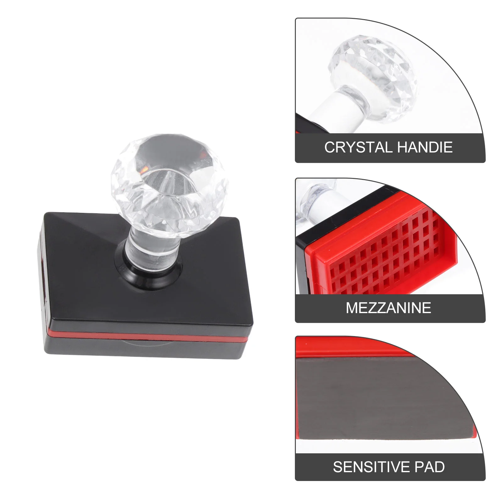 Photosensitive Stamp Emblems Mat for DIY Pad Seal Cutom Flag Red Plastic Custom Sign