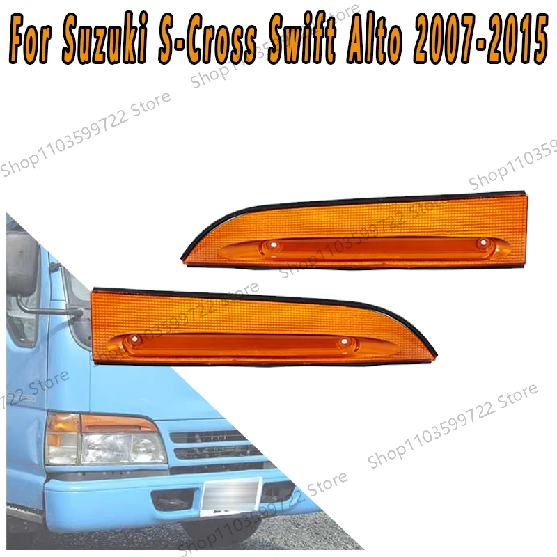 

For Isuzu ELF NHR Truck 1991 1992 1993 1994 1995 1996 1997 Front Bumper Light Brow Headlamp Trim Strip Reflector Patch